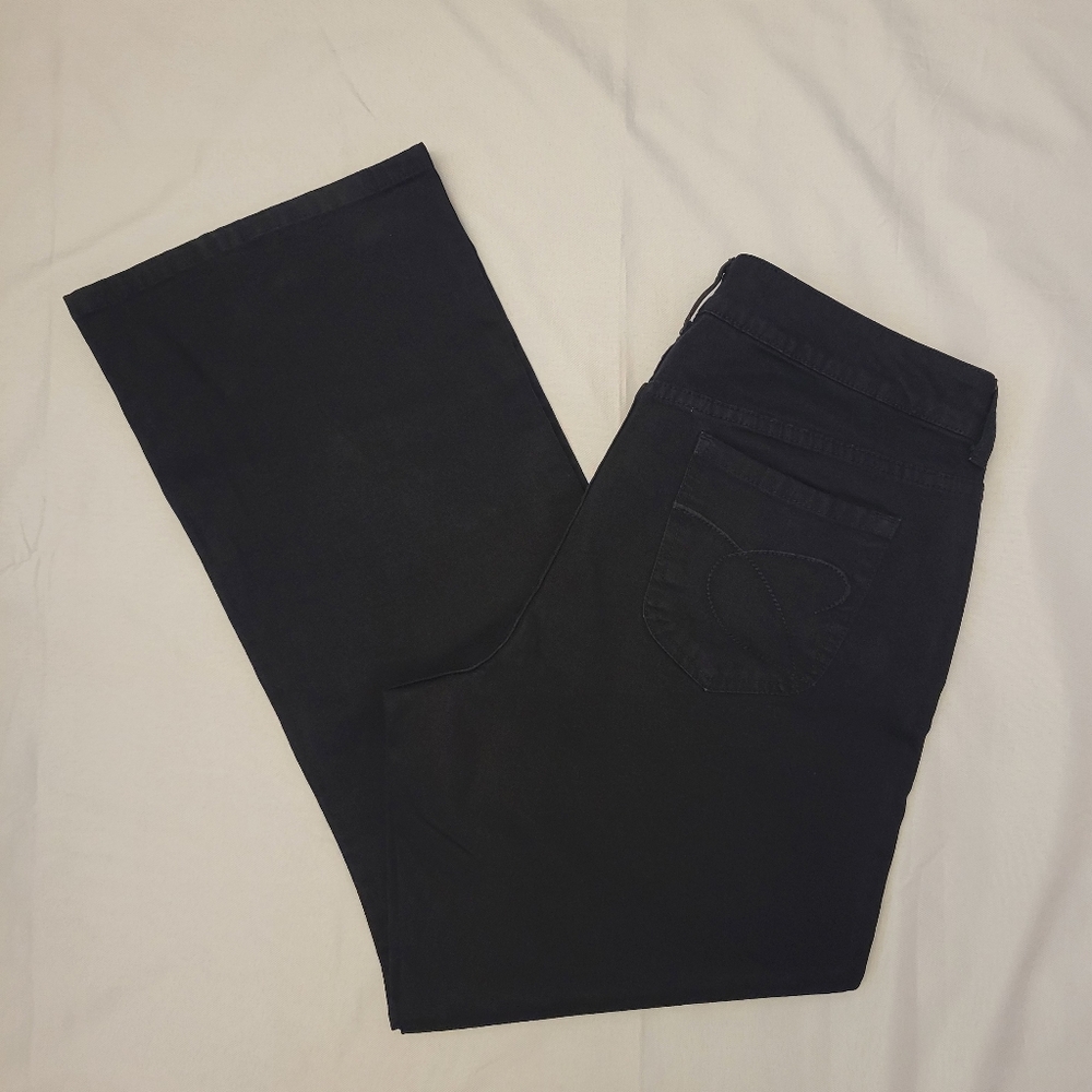 Chico’s Platinum Jeans Black Chico's Size 2.5 Reg (L) - Picture 4 of 9